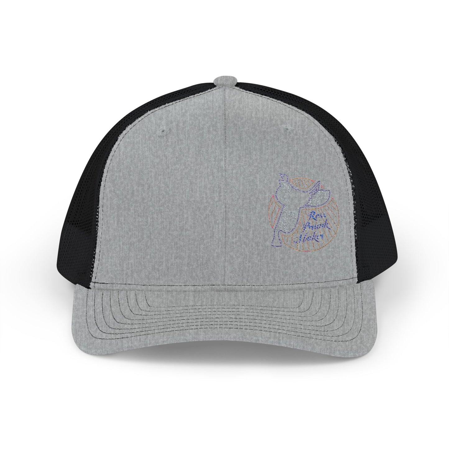 "Makers Mark" Embroidered Snapback Trucker Cap