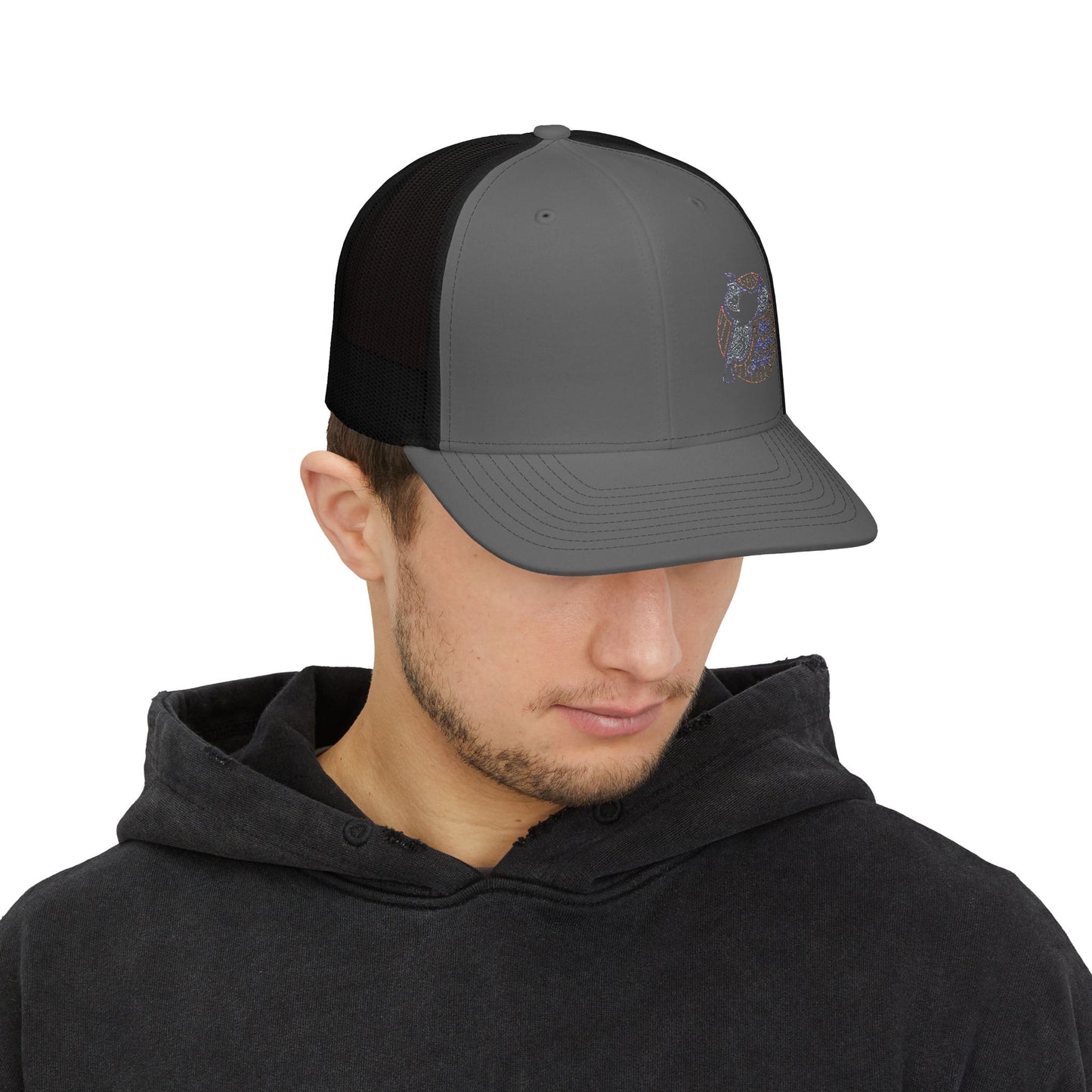 "Makers Mark" Embroidered Snapback Trucker Cap