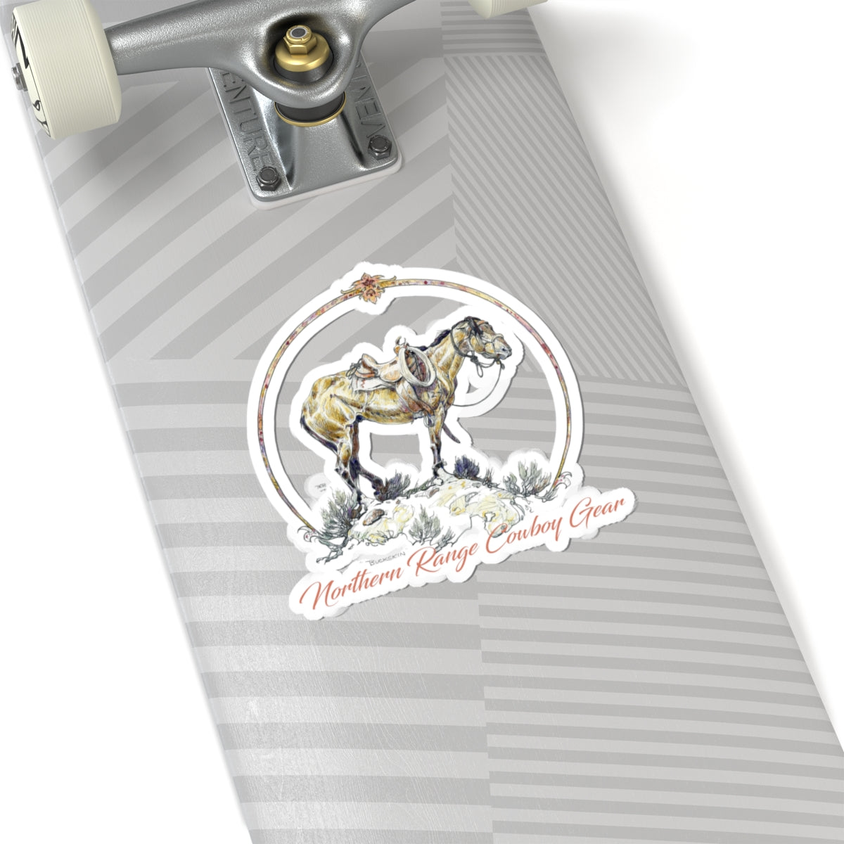 Western Cowboy Kiss-Cut Sticker