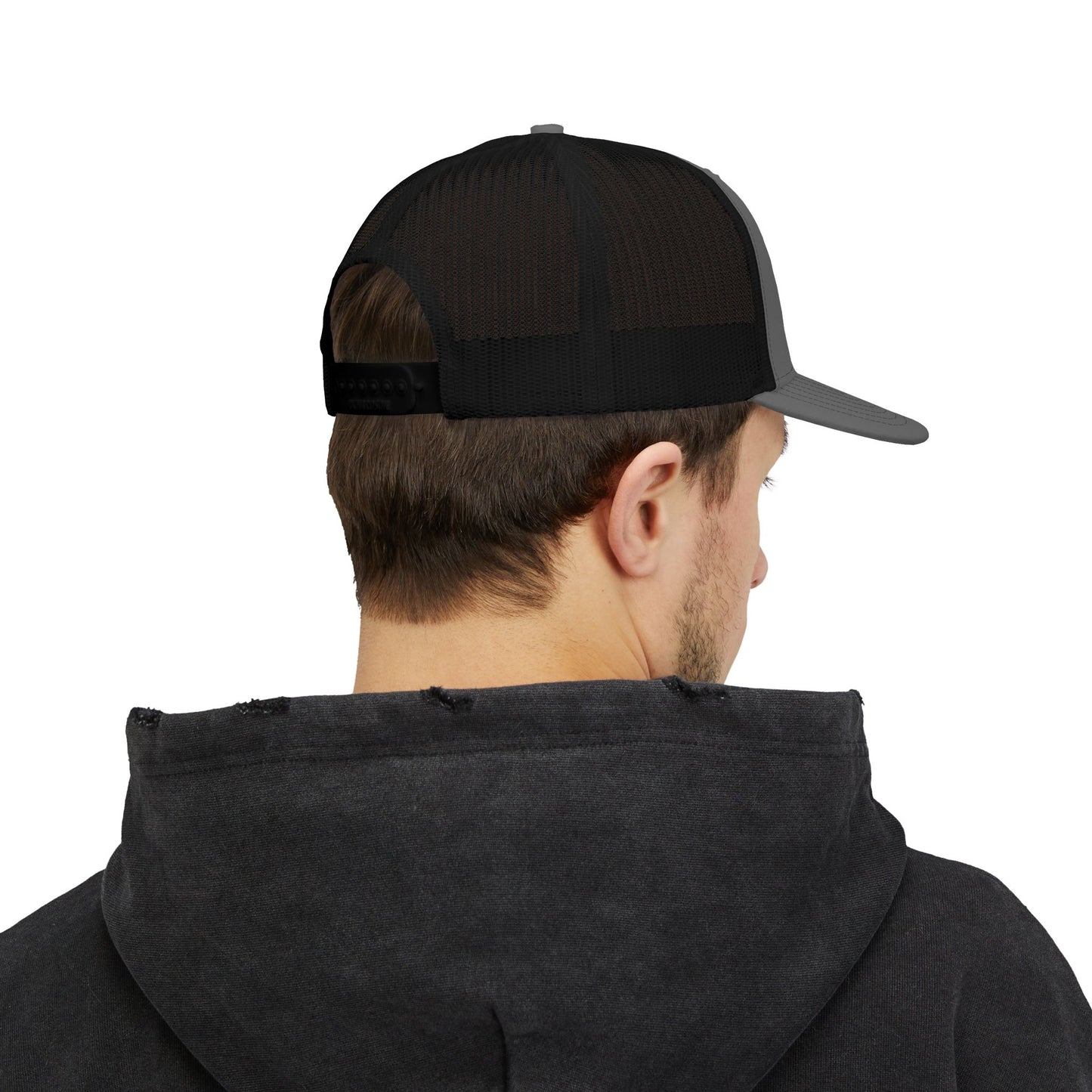 "Makers Mark" Embroidered Snapback Trucker Cap