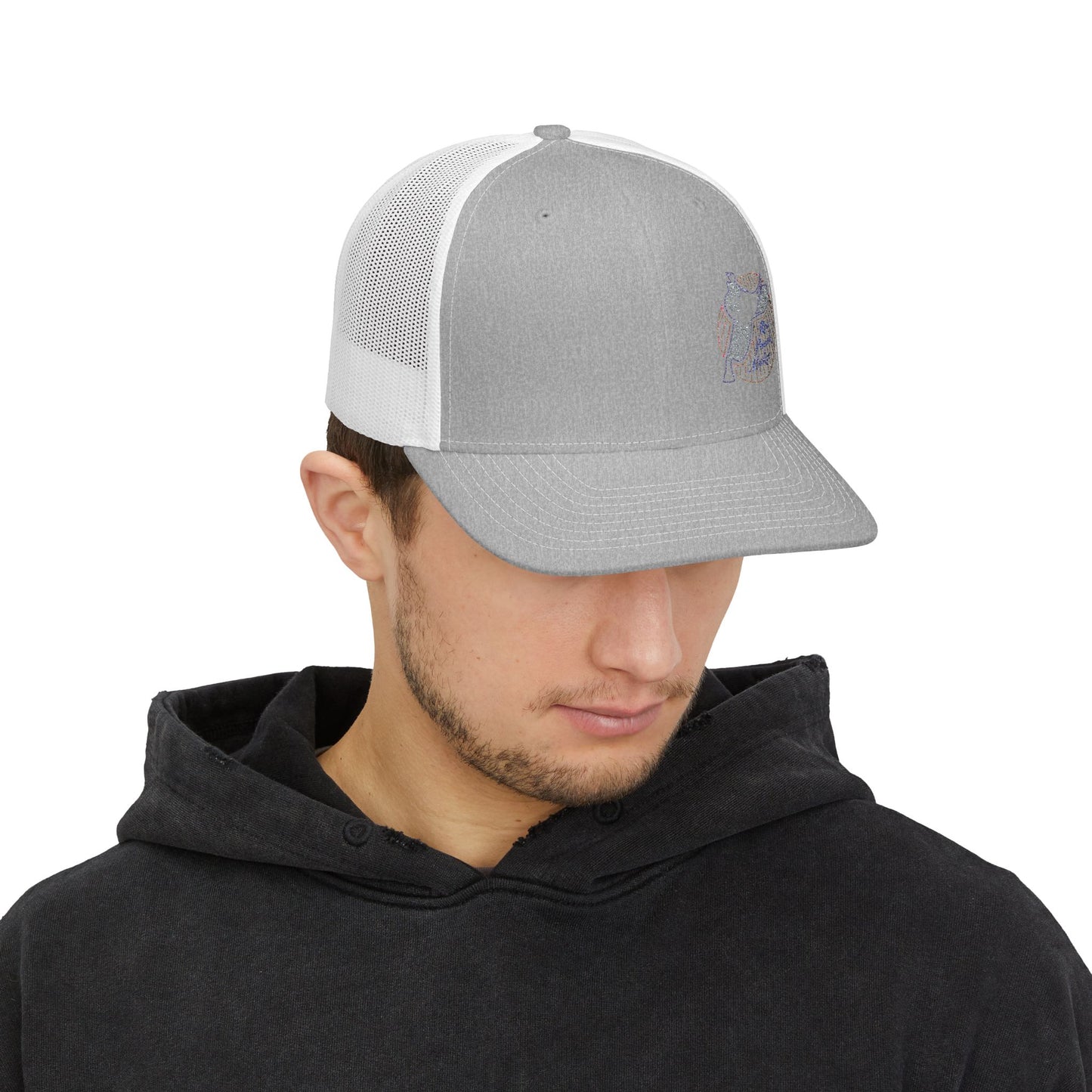 "Makers Mark" Embroidered Snapback Trucker Cap