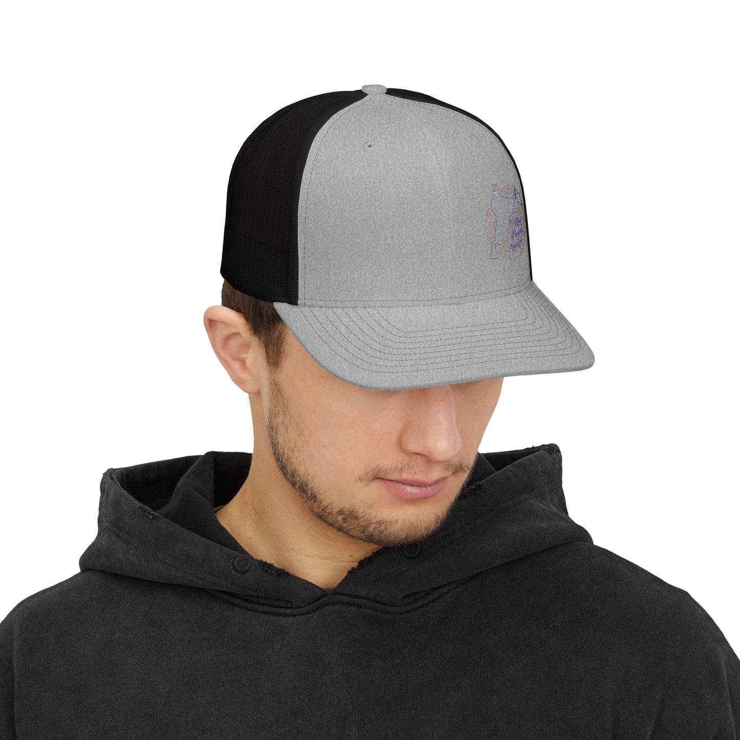 "Makers Mark" Embroidered Snapback Trucker Cap