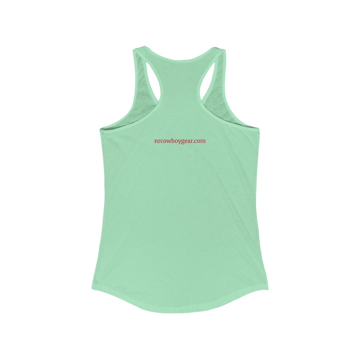 Racerback Tank - Cowboy Cowgirl Buckaroo Sexy Western Print