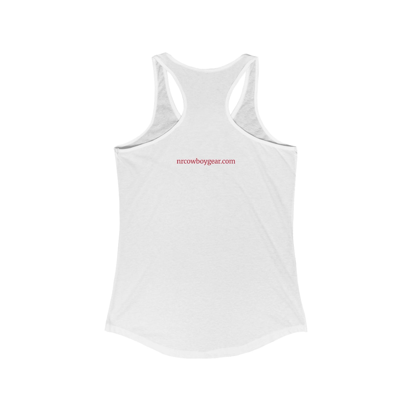 Racerback Tank - Cowboy Cowgirl Buckaroo Sexy Western Print