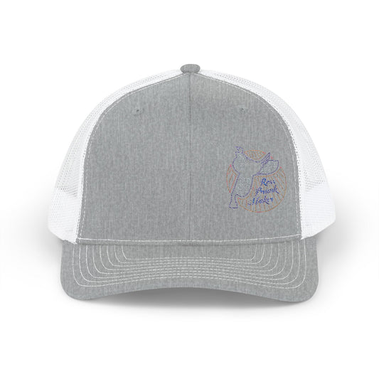 "Makers Mark" Embroidered Snapback Trucker Cap