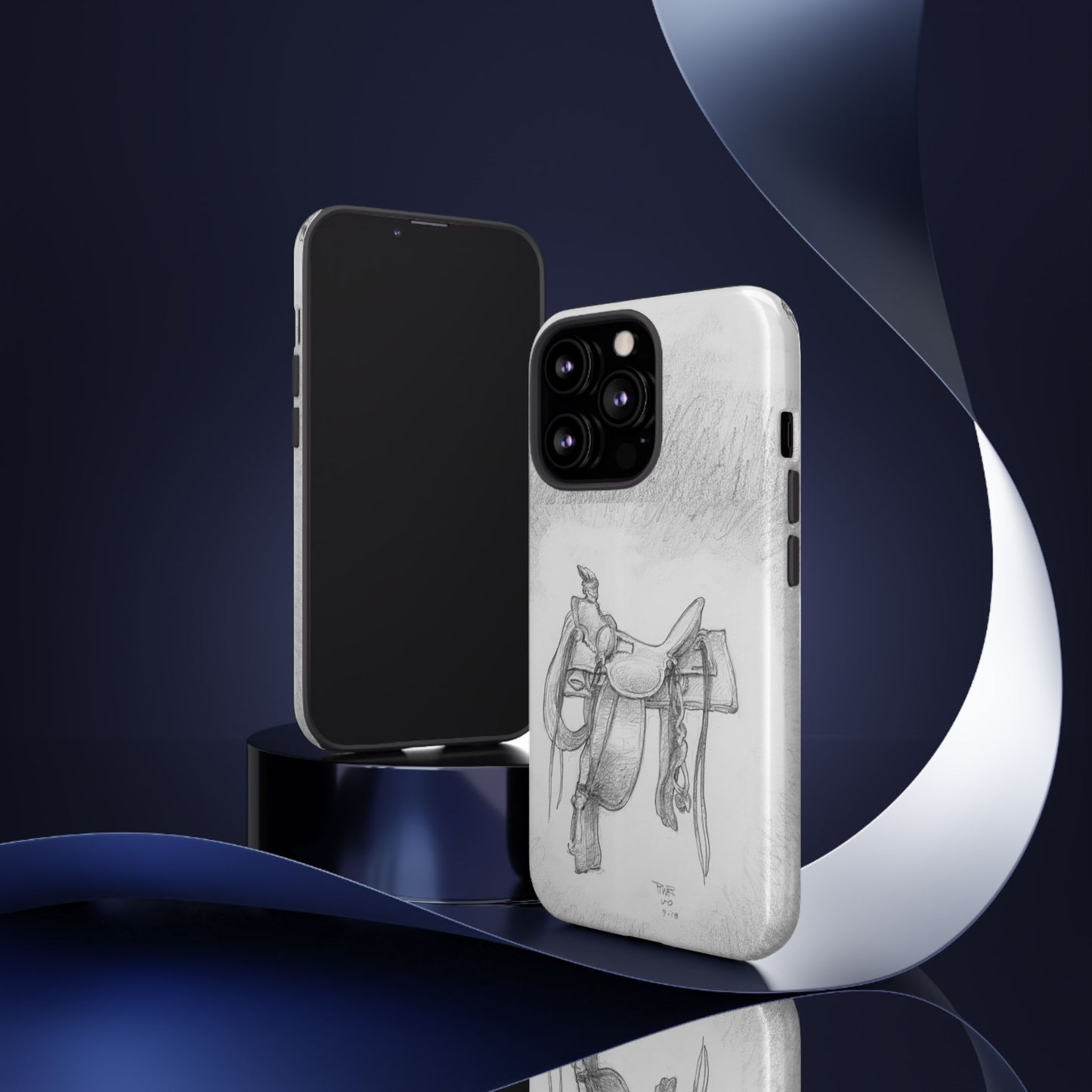 "Trail Dust and Saddle Leather" Tough Case