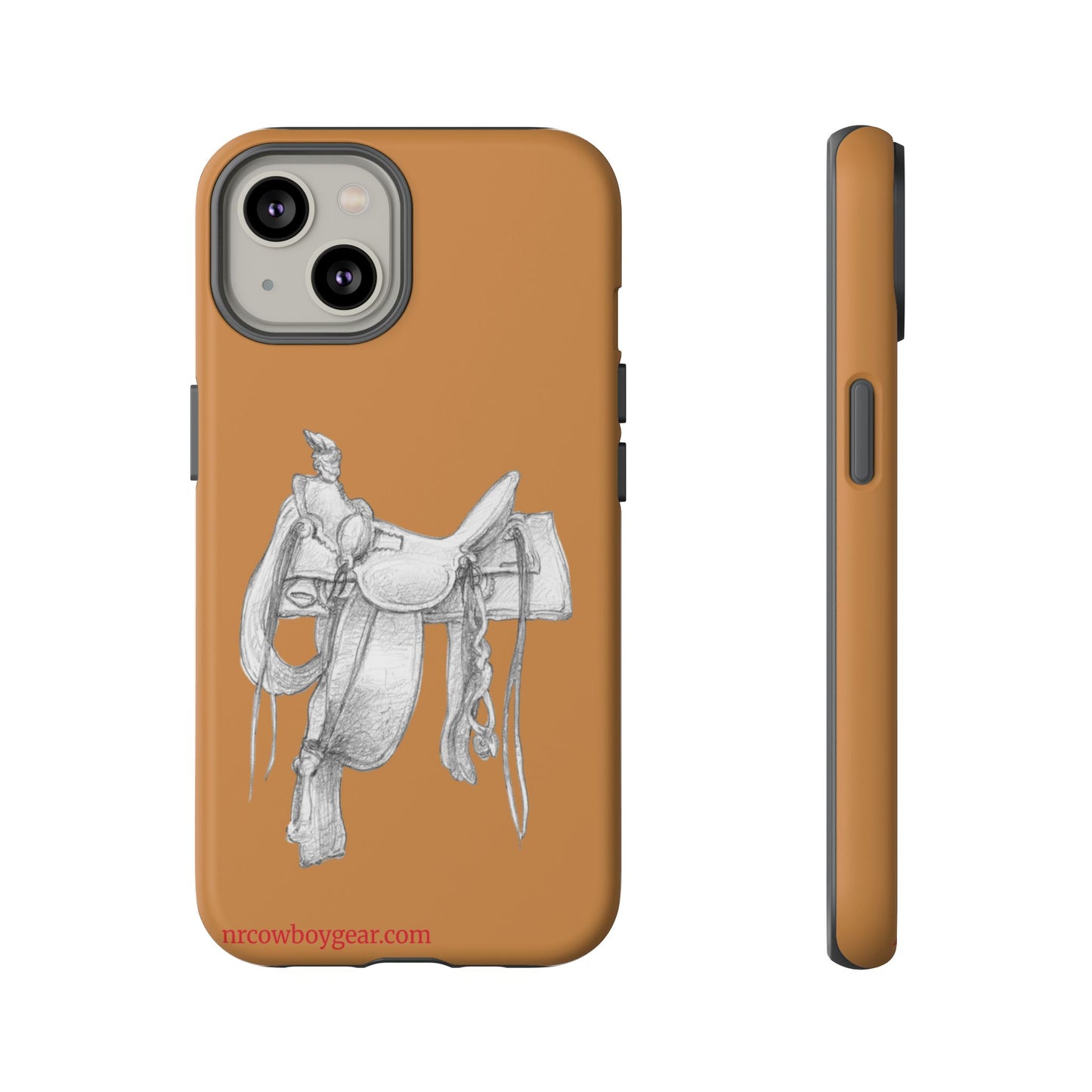"Trail Dust and Saddle Leather" Brown Tough Case