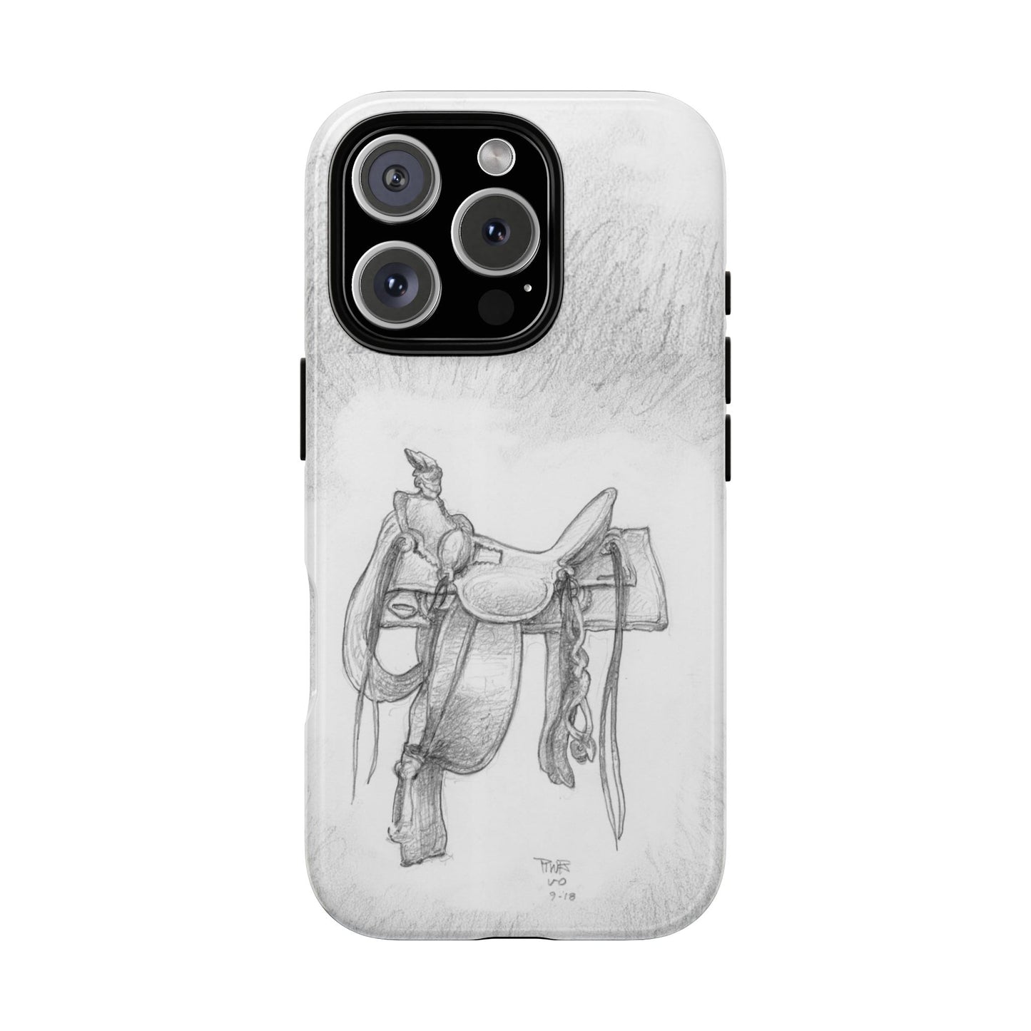 "Trail Dust and Saddle Leather" Tough Case