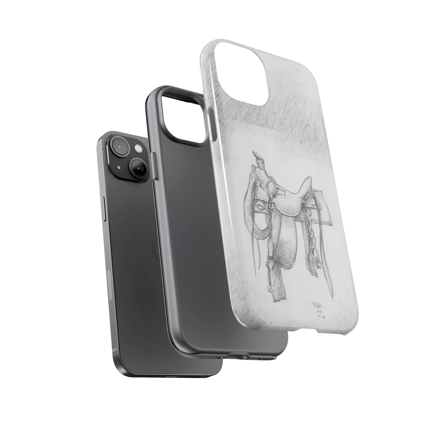 "Trail Dust and Saddle Leather" Tough Case