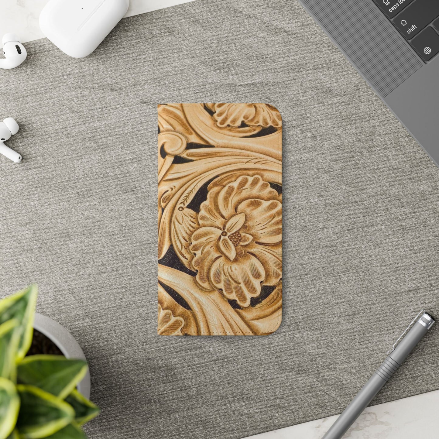 "Vintage Wyoming Wildflower" Flip Case
