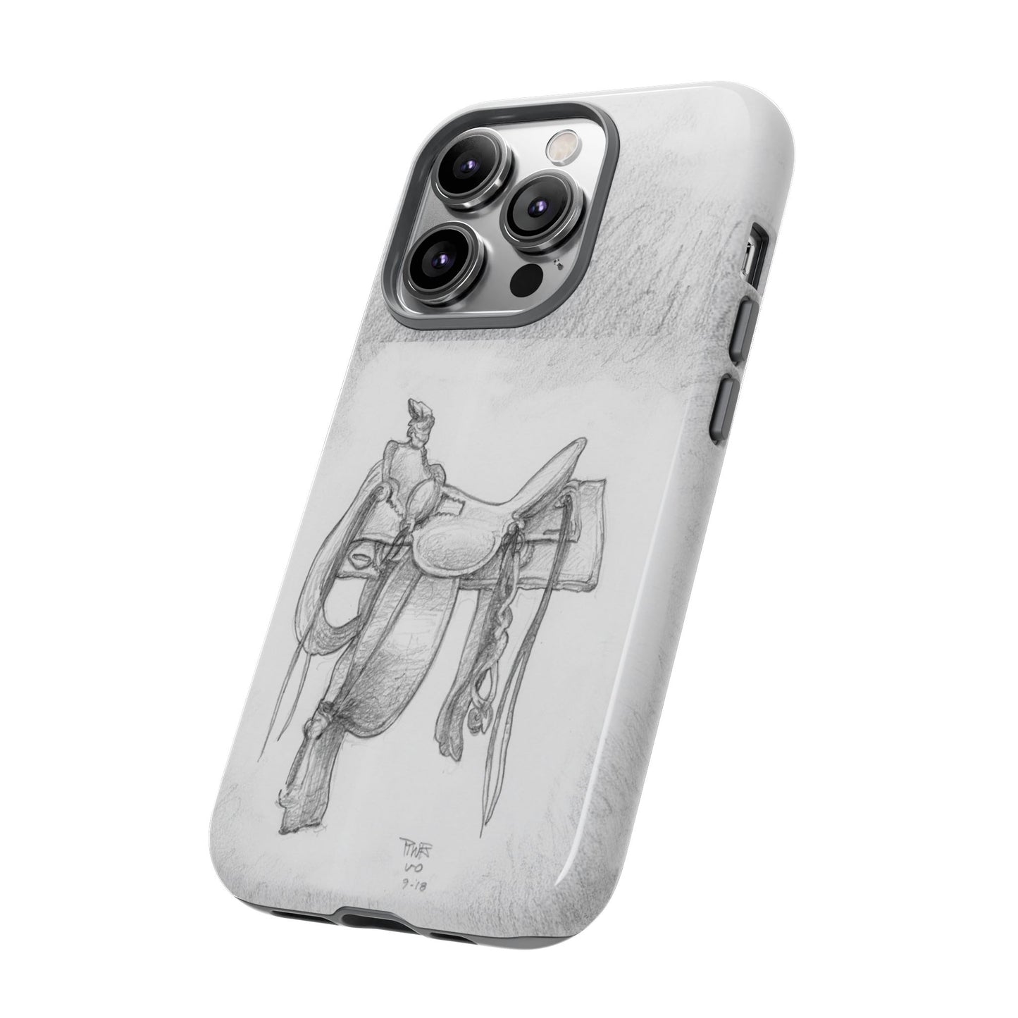 "Trail Dust and Saddle Leather" Tough Case