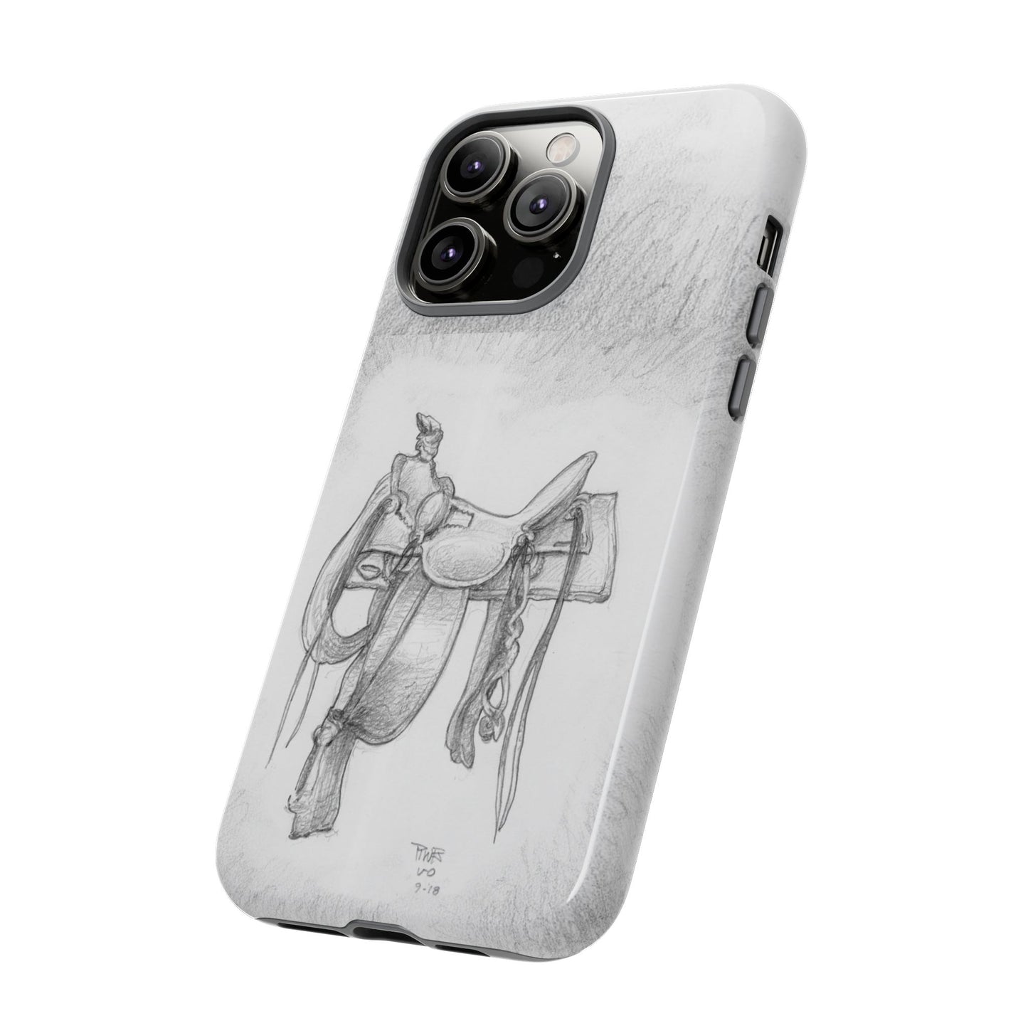 "Trail Dust and Saddle Leather" Tough Case