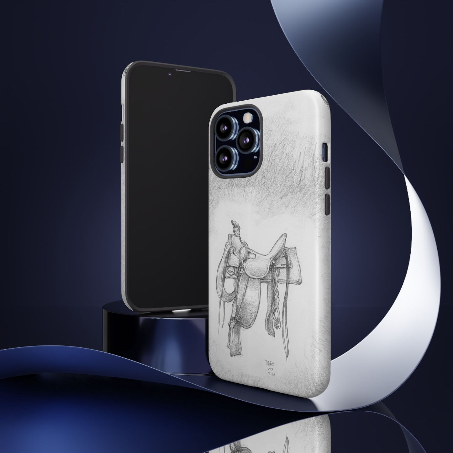 "Trail Dust and Saddle Leather" Tough Case
