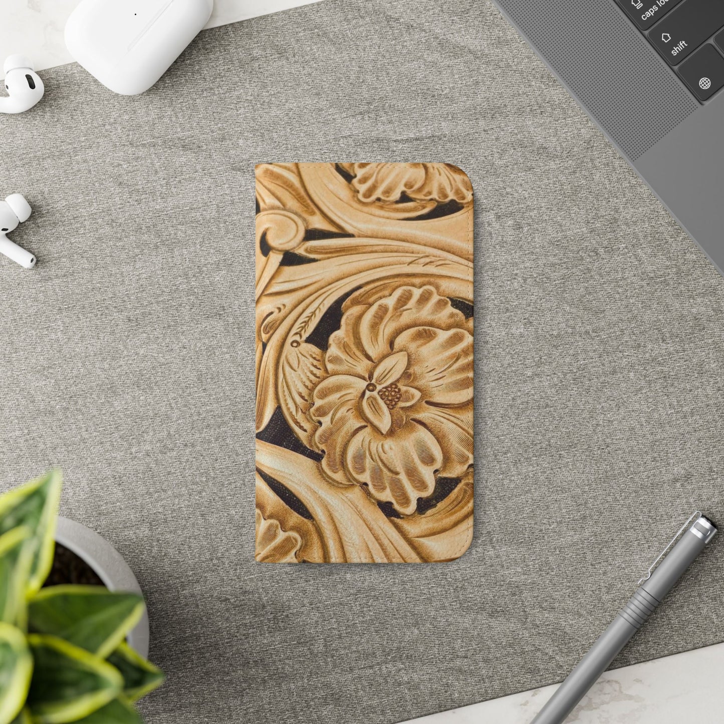 "Vintage Wyoming Wildflower" Flip Case