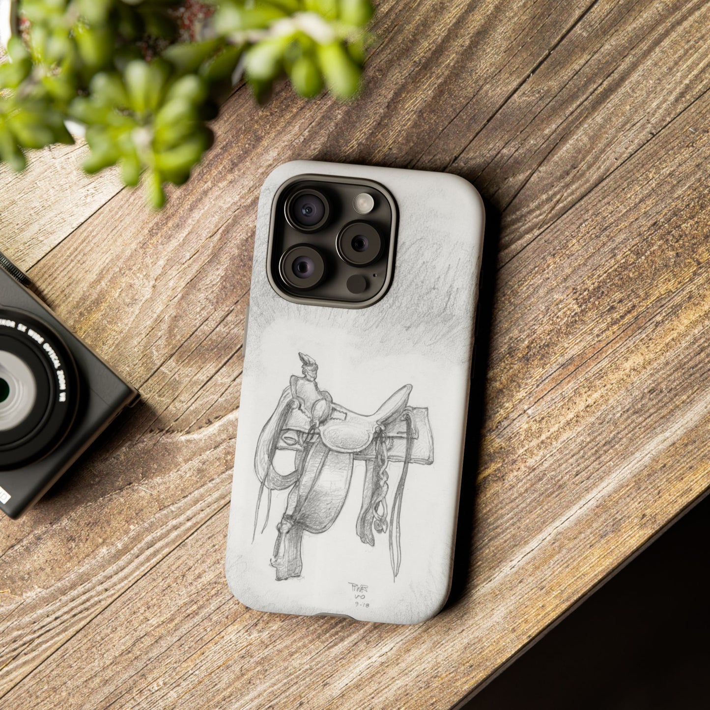 "Trail Dust and Saddle Leather" Tough Case