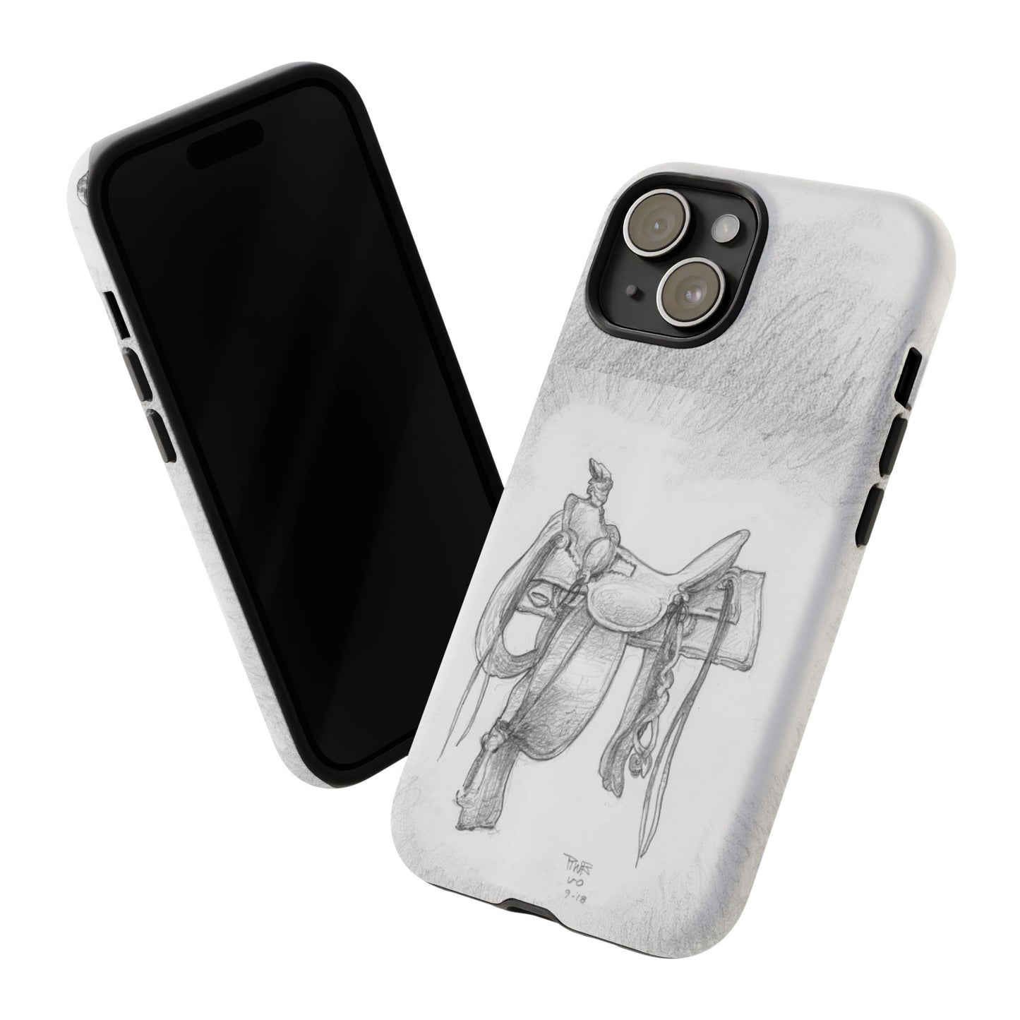 "Trail Dust and Saddle Leather" Tough Case