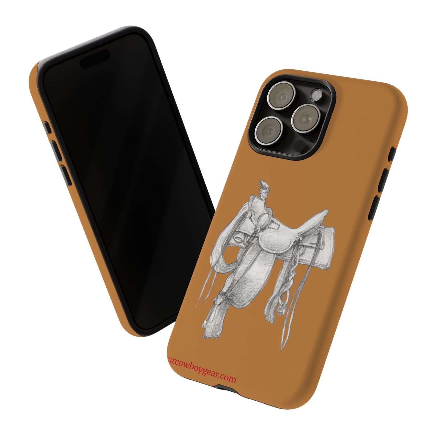 "Trail Dust and Saddle Leather" Brown Tough Case