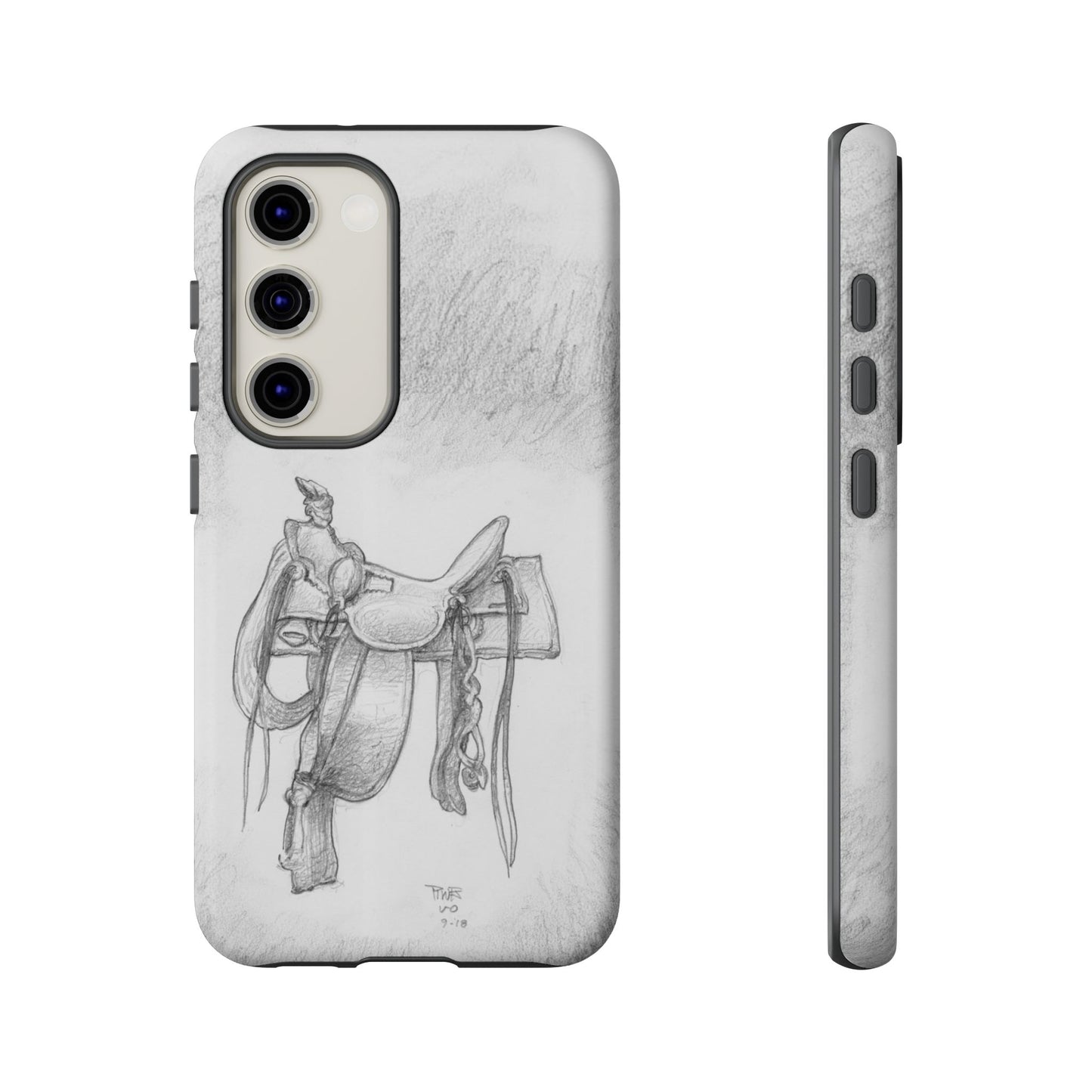 "Trail Dust and Saddle Leather" Tough Case