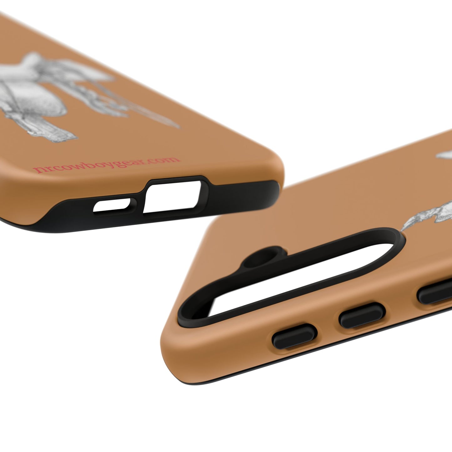 "Trail Dust and Saddle Leather" Brown Tough Case
