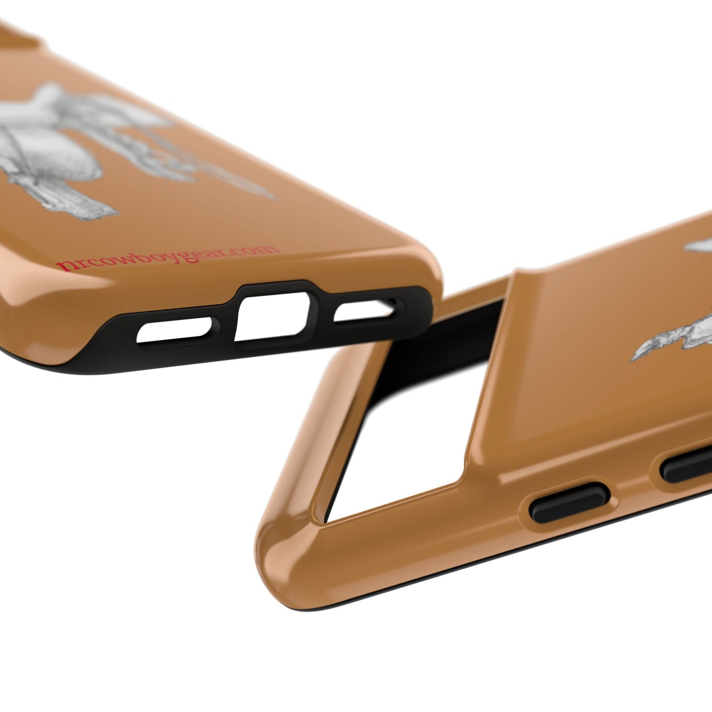 "Trail Dust and Saddle Leather" Brown Tough Case