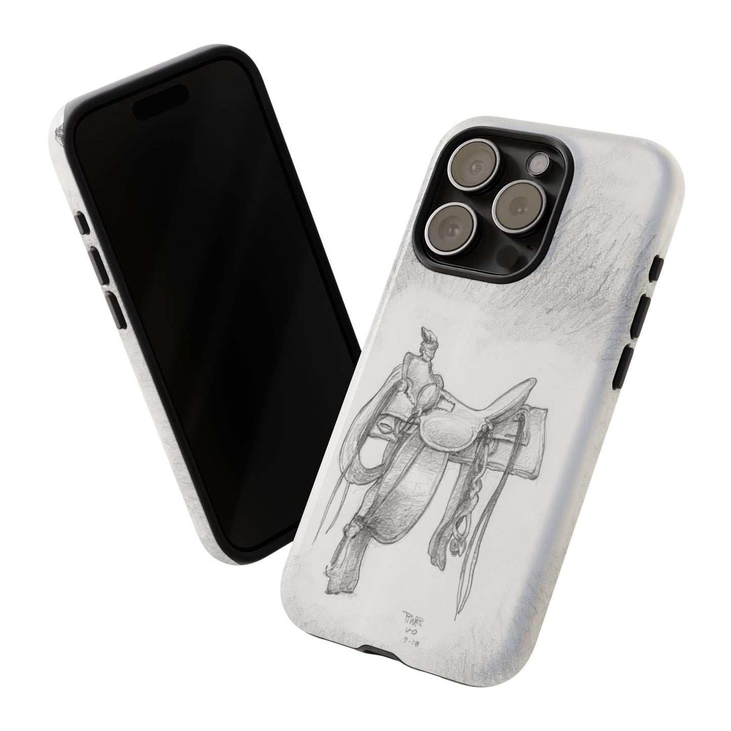 "Trail Dust and Saddle Leather" Tough Case