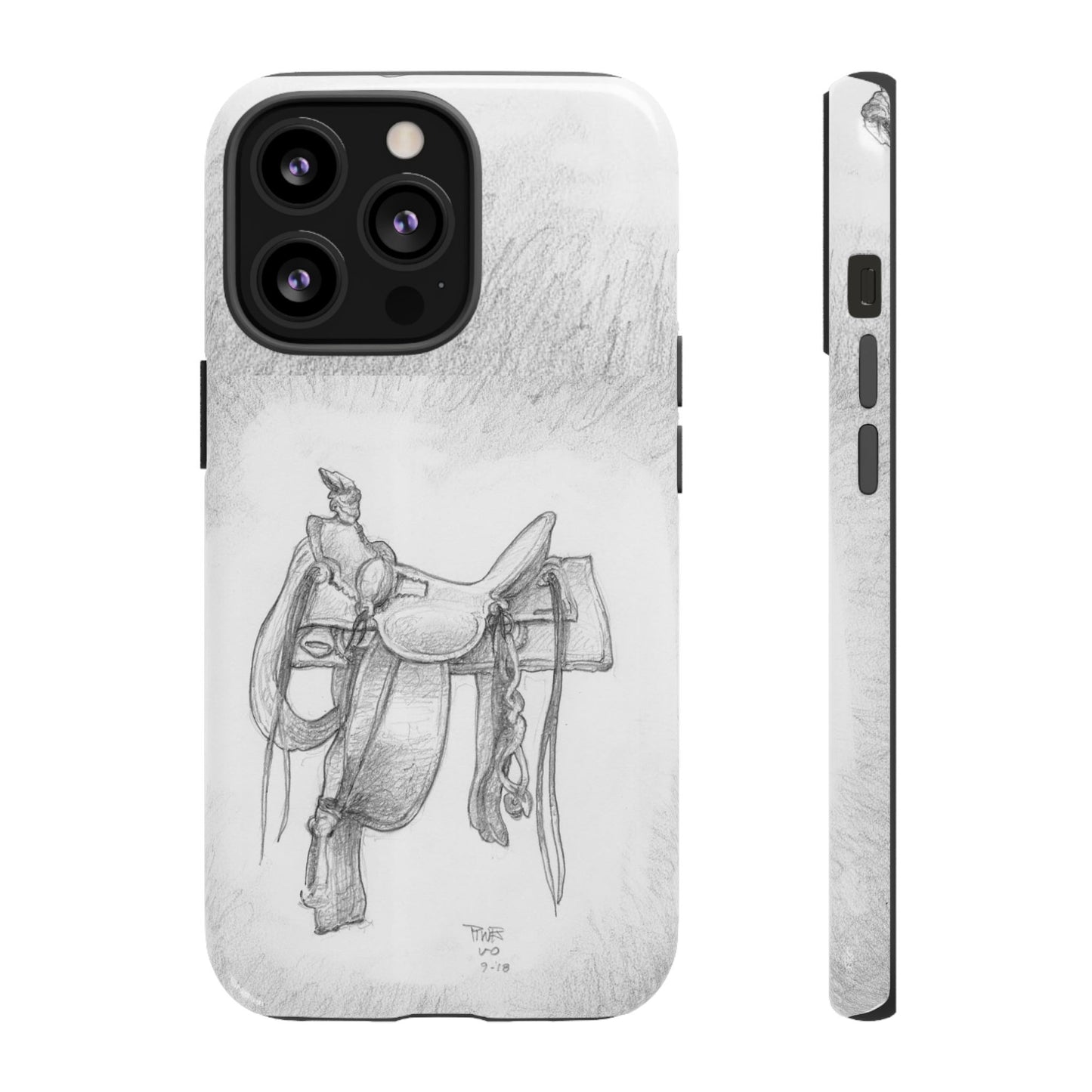 "Trail Dust and Saddle Leather" Tough Case