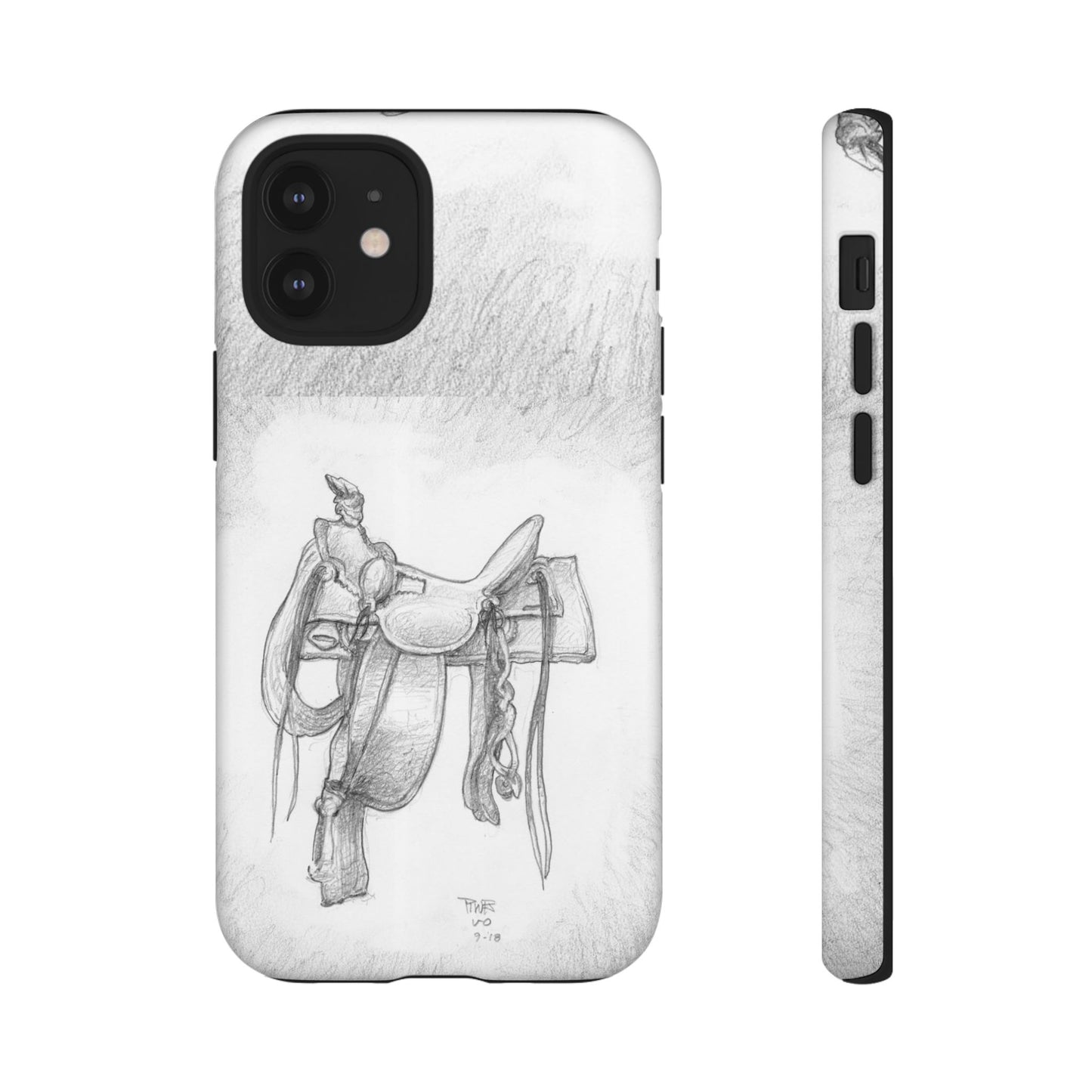 "Trail Dust and Saddle Leather" Tough Case