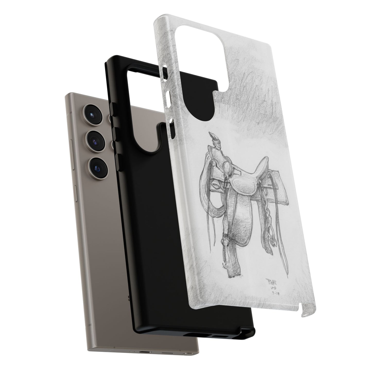 "Trail Dust and Saddle Leather" Tough Case