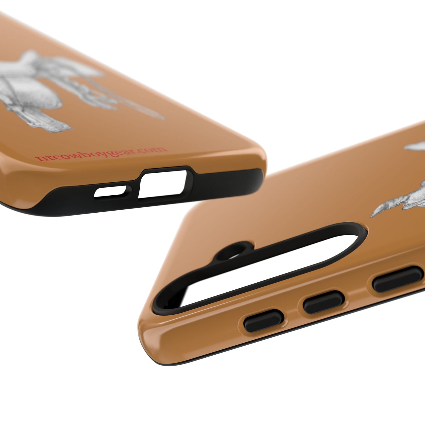 "Trail Dust and Saddle Leather" Brown Tough Case