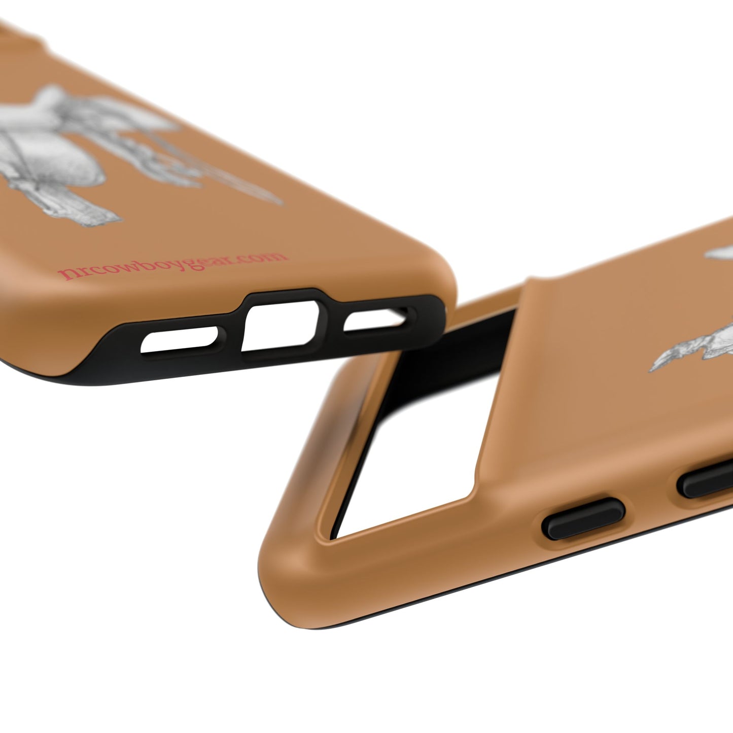 "Trail Dust and Saddle Leather" Brown Tough Case