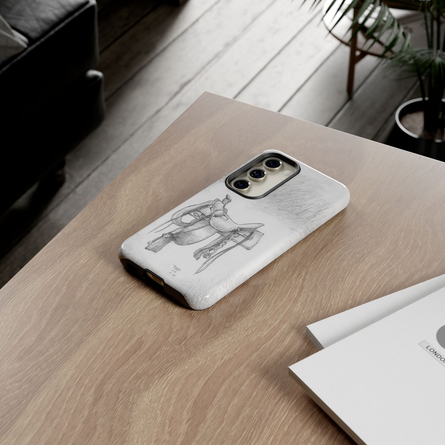 "Trail Dust and Saddle Leather" Tough Case