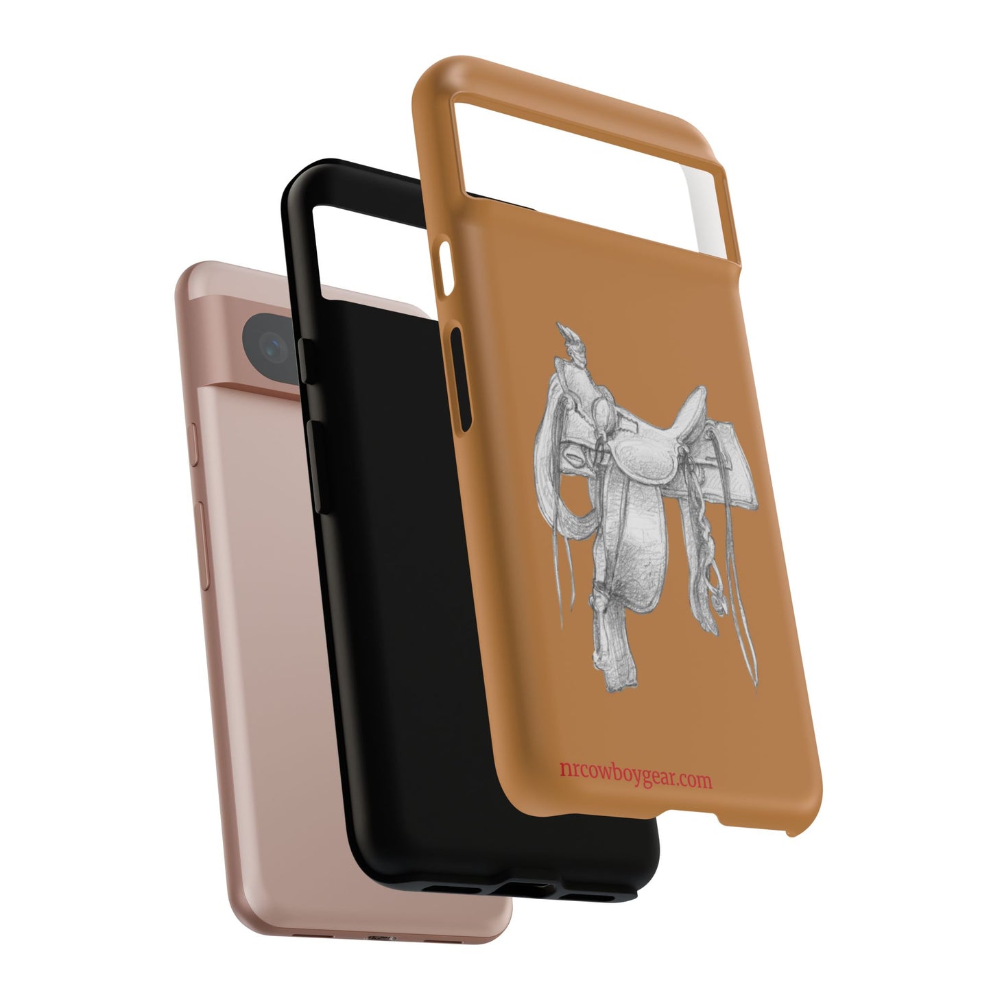 "Trail Dust and Saddle Leather" Brown Tough Case