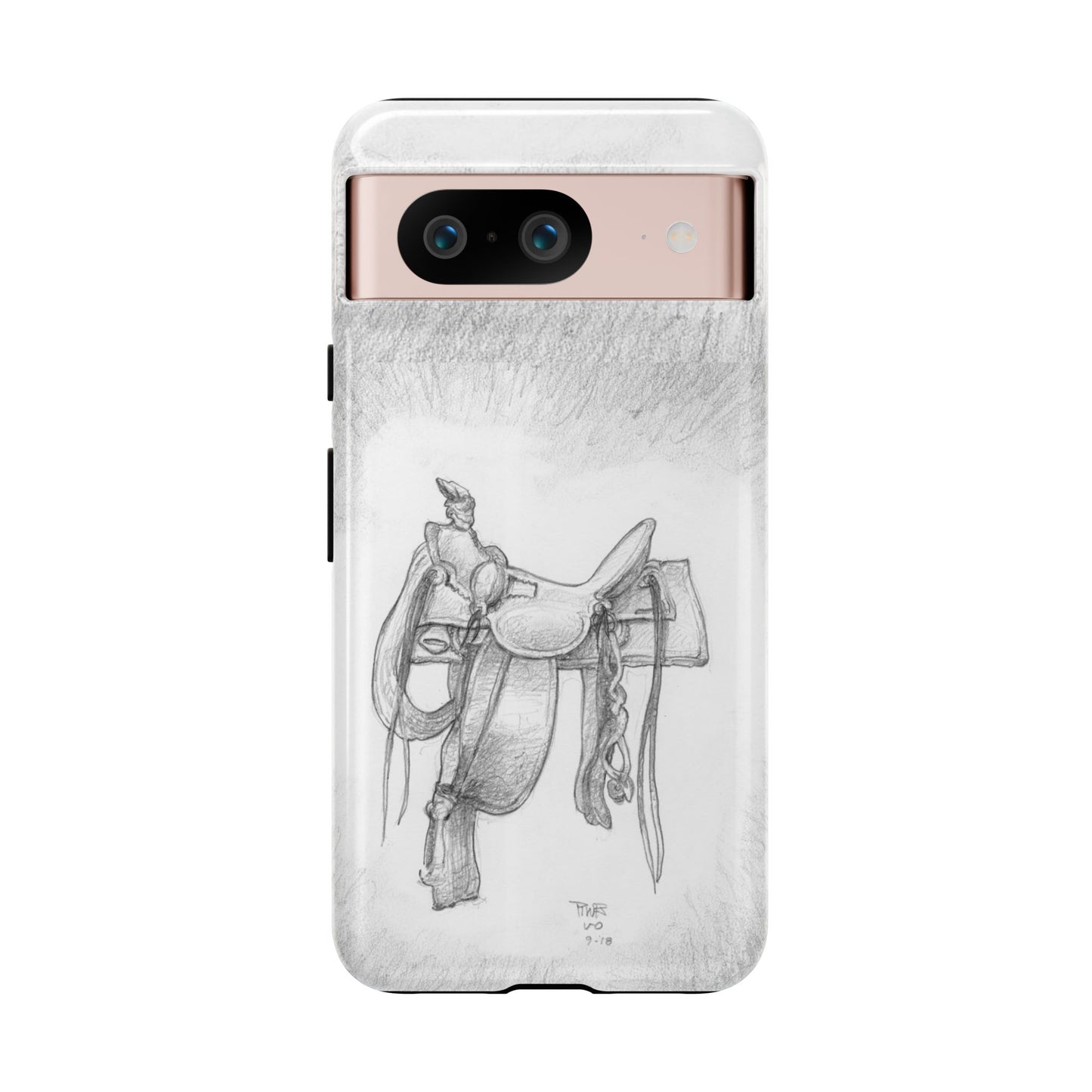 "Trail Dust and Saddle Leather" Tough Case