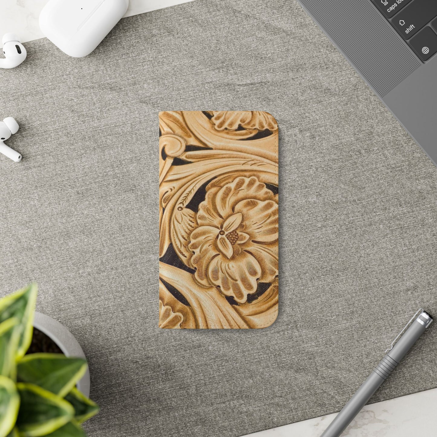 "Vintage Wyoming Wildflower" Flip Case