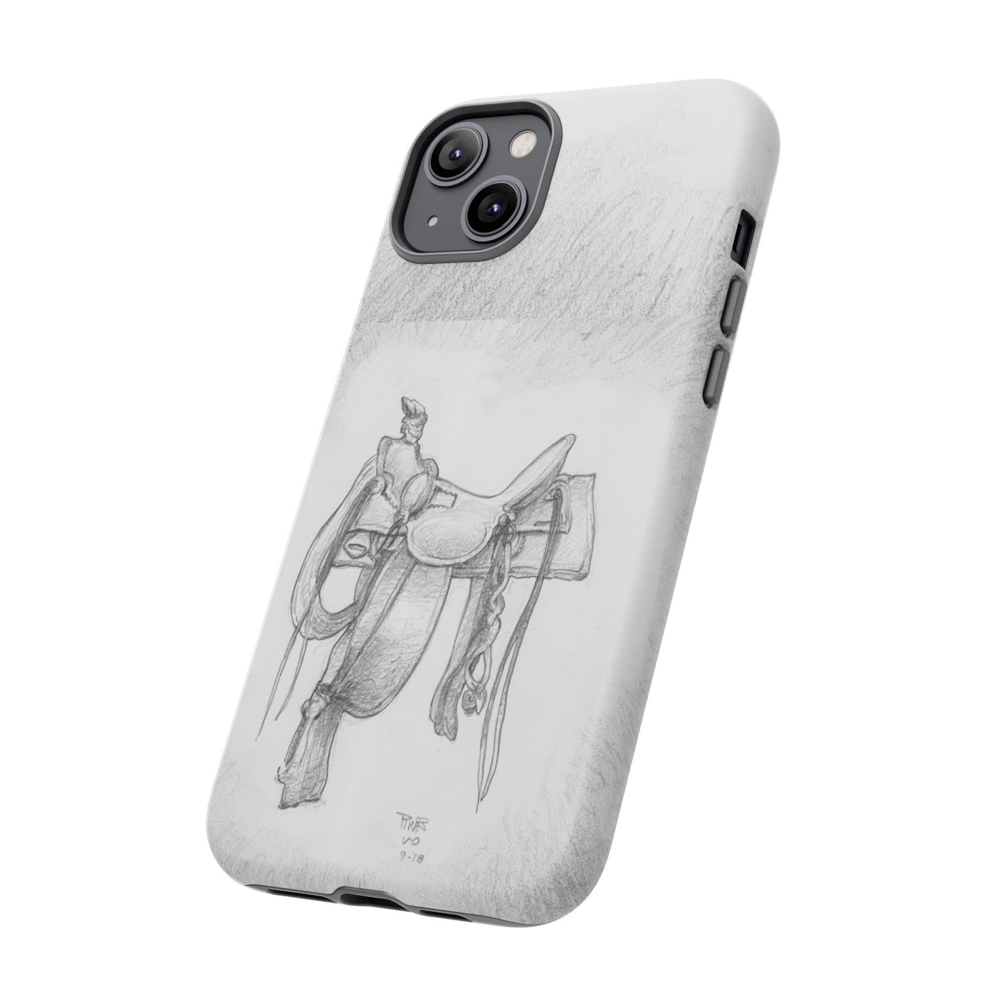 "Trail Dust and Saddle Leather" Tough Case