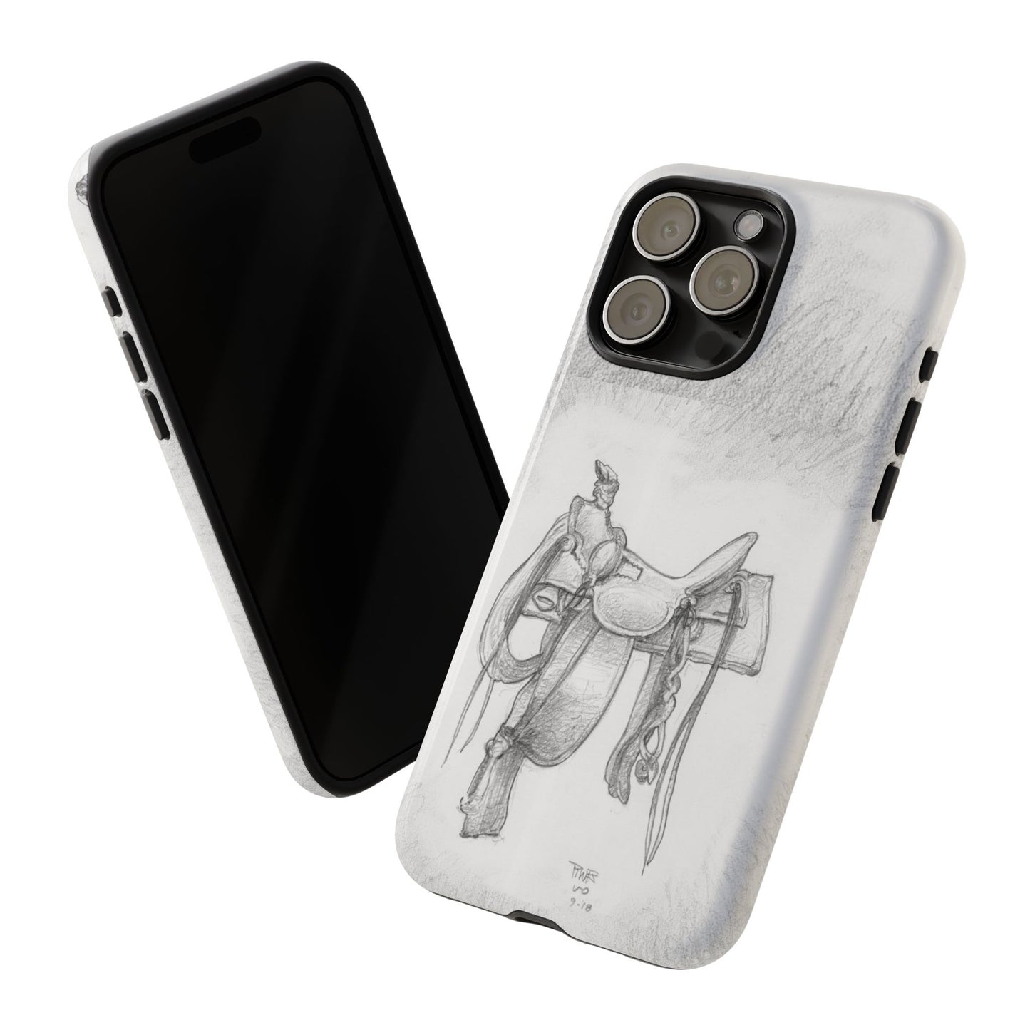 "Trail Dust and Saddle Leather" Tough Case