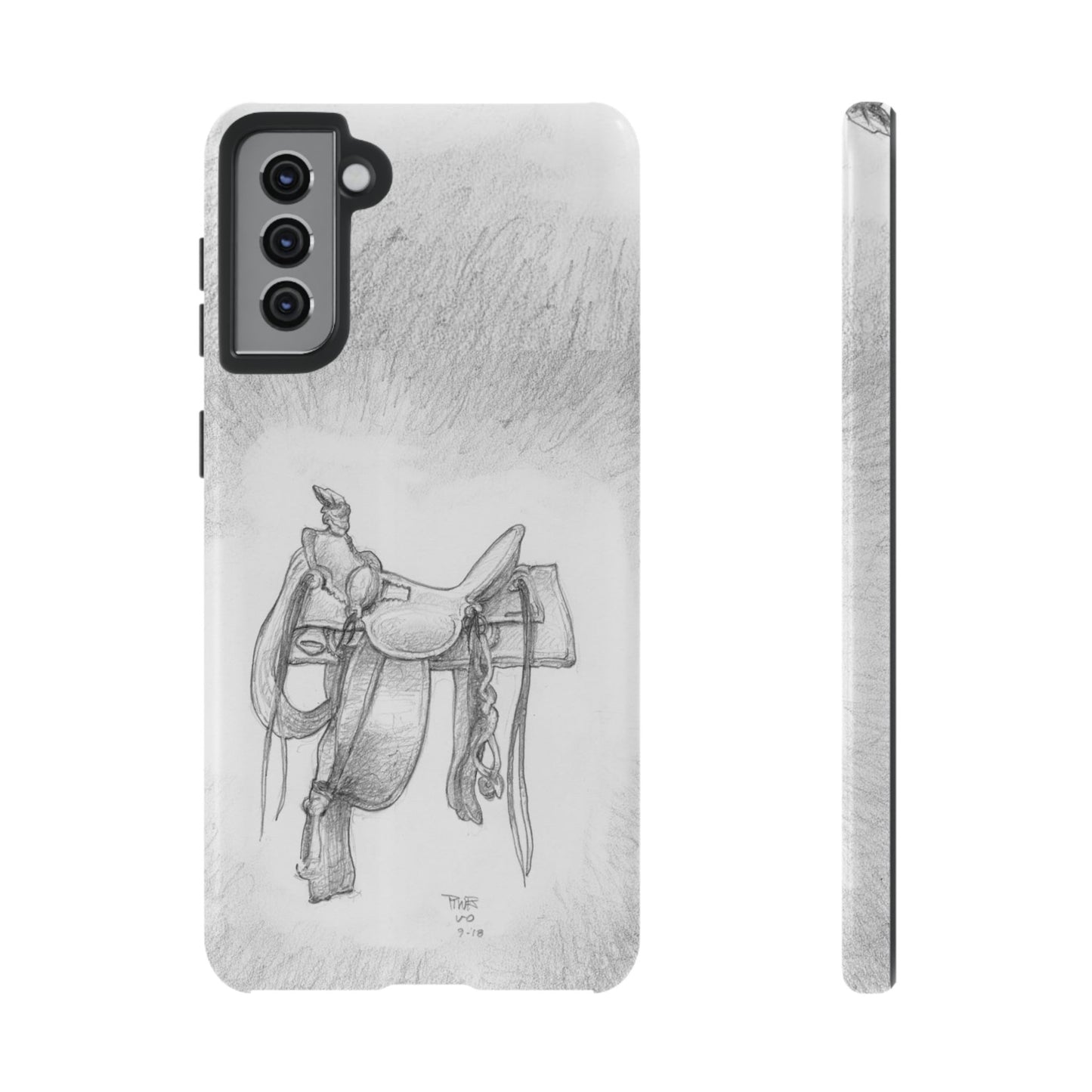 "Trail Dust and Saddle Leather" Tough Case