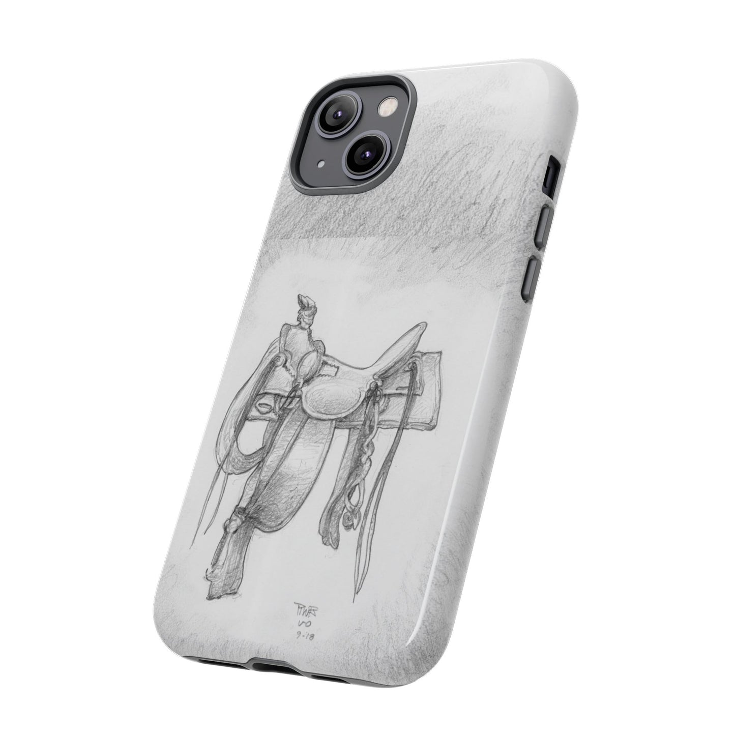 "Trail Dust and Saddle Leather" Tough Case