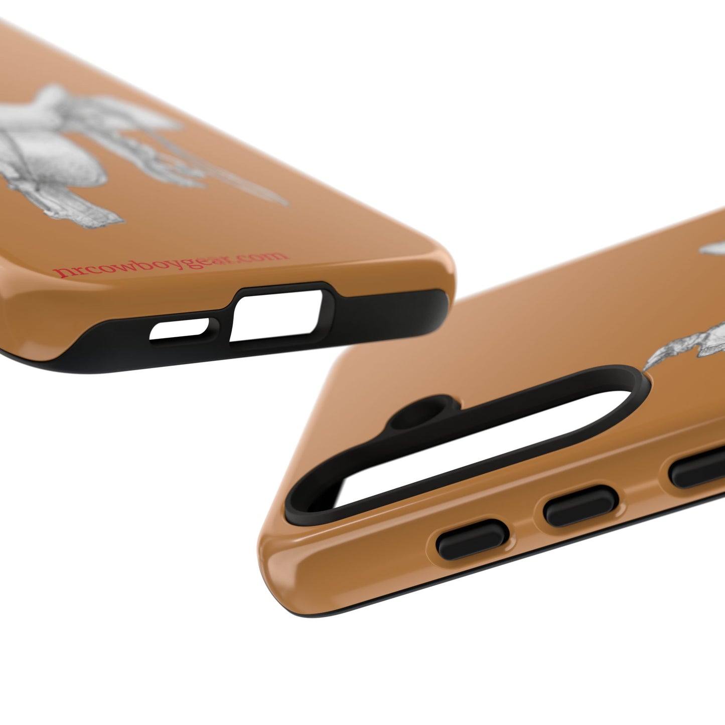"Trail Dust and Saddle Leather" Brown Tough Case