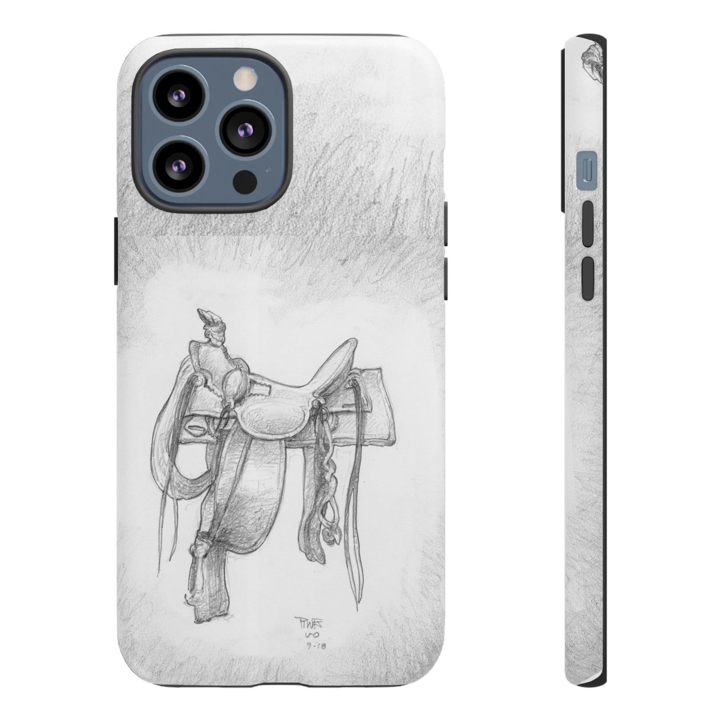 "Trail Dust and Saddle Leather" Tough Case