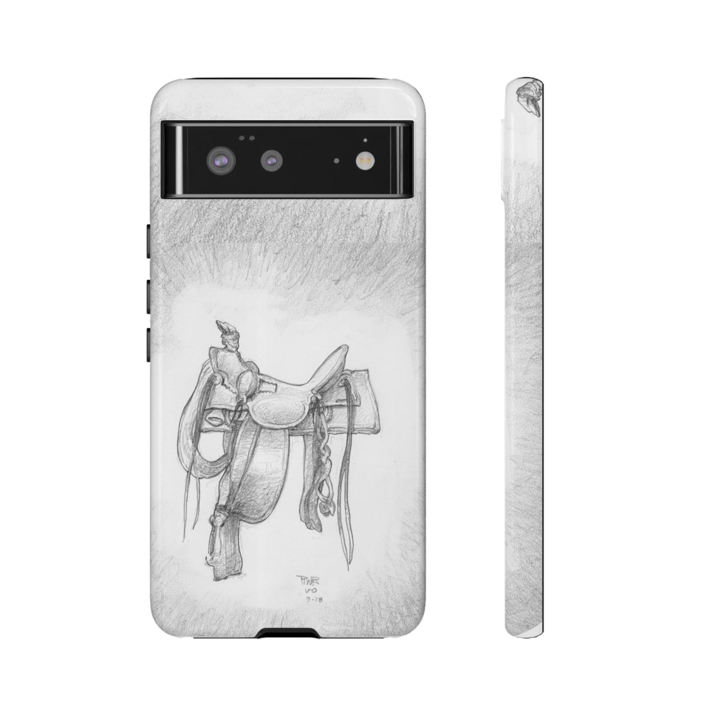 "Trail Dust and Saddle Leather" Tough Case