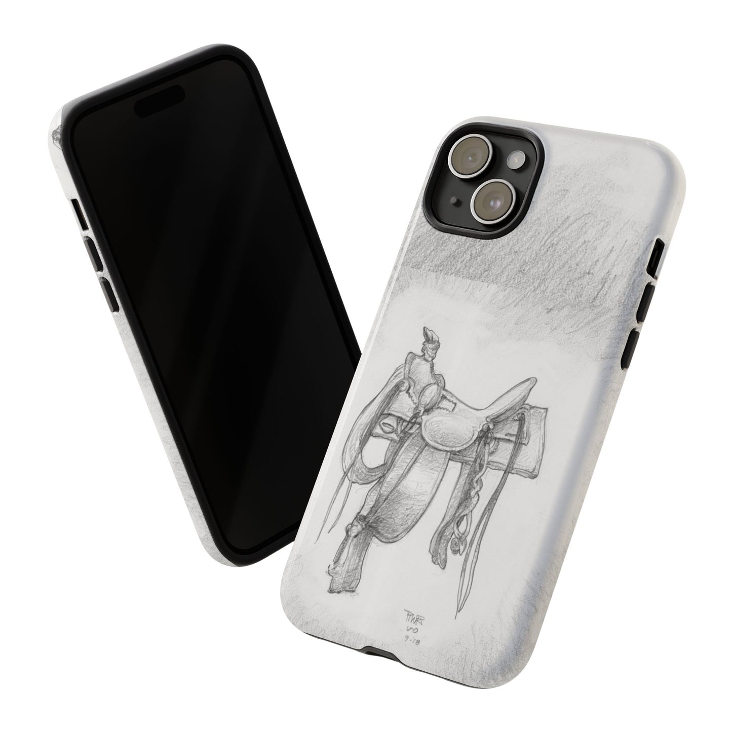 "Trail Dust and Saddle Leather" Tough Case