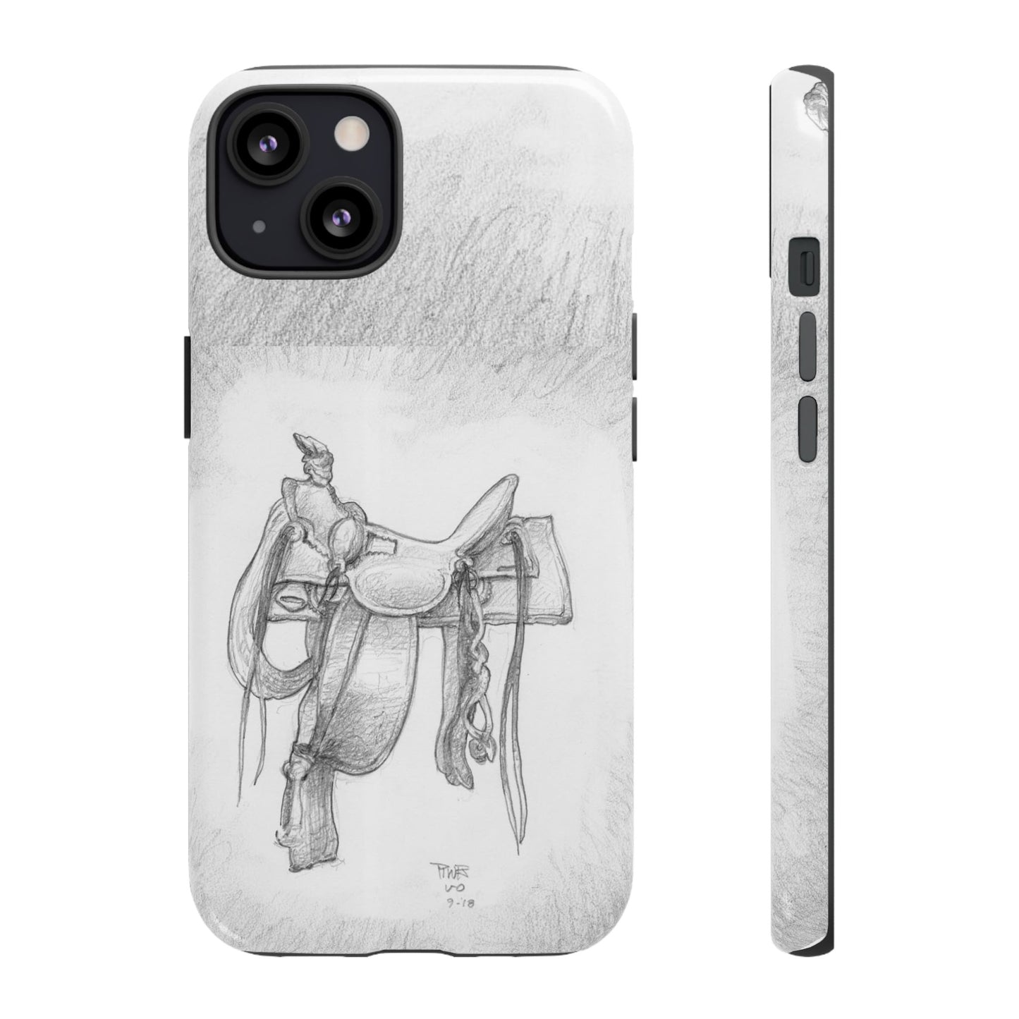 "Trail Dust and Saddle Leather" Tough Case