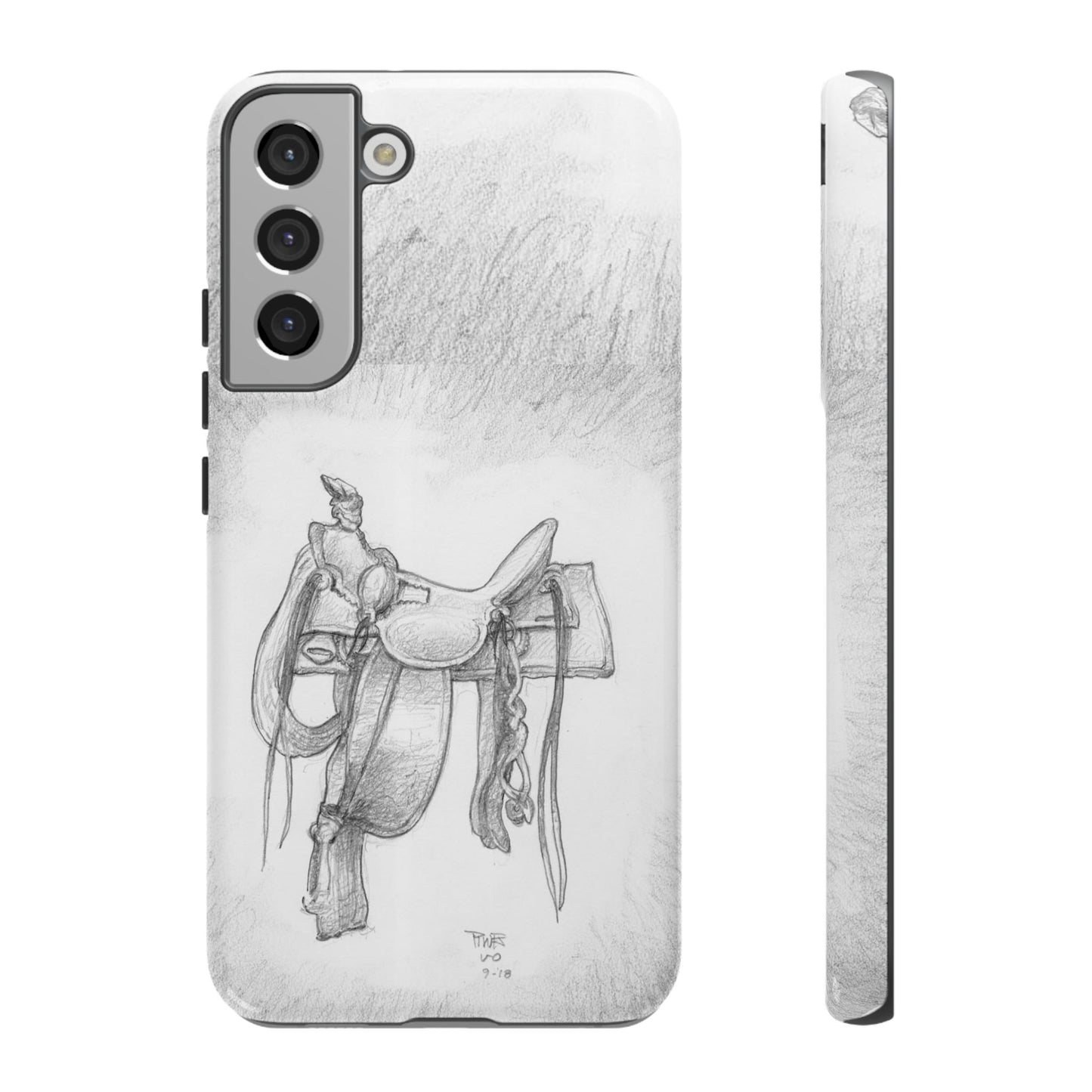 "Trail Dust and Saddle Leather" Tough Case