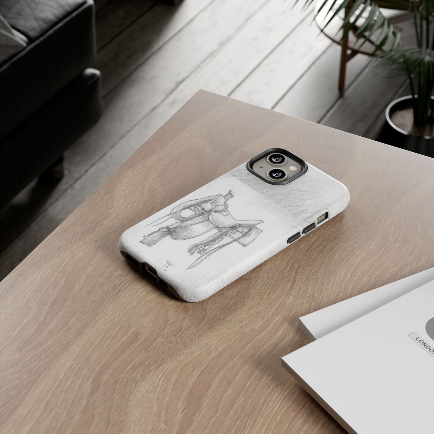 "Trail Dust and Saddle Leather" Tough Case