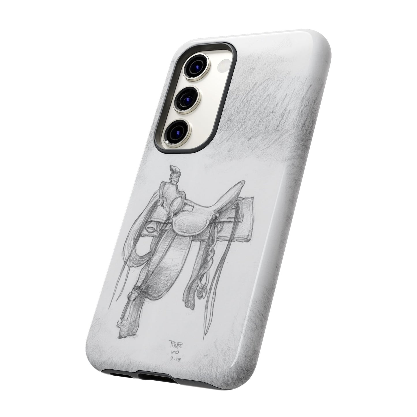 "Trail Dust and Saddle Leather" Tough Case