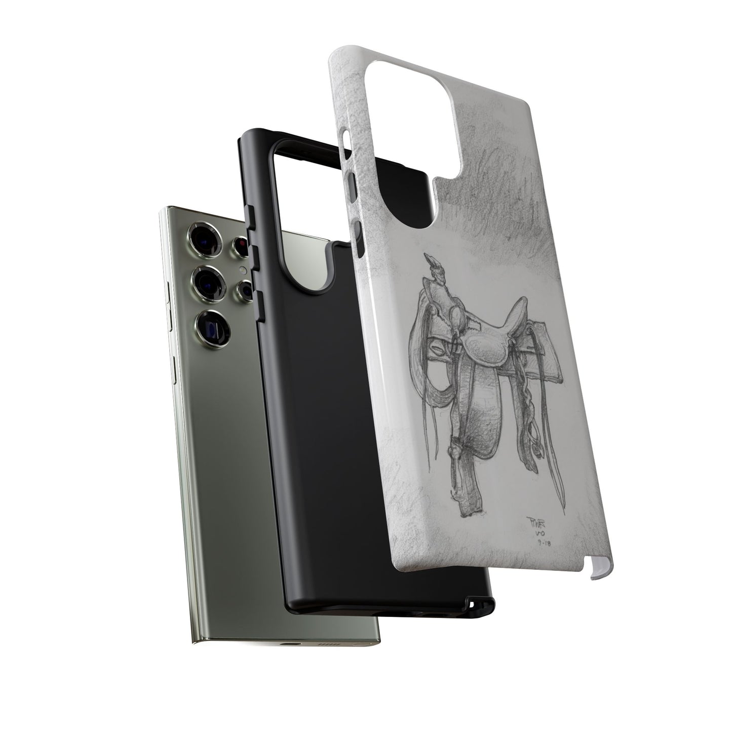 "Trail Dust and Saddle Leather" Tough Case