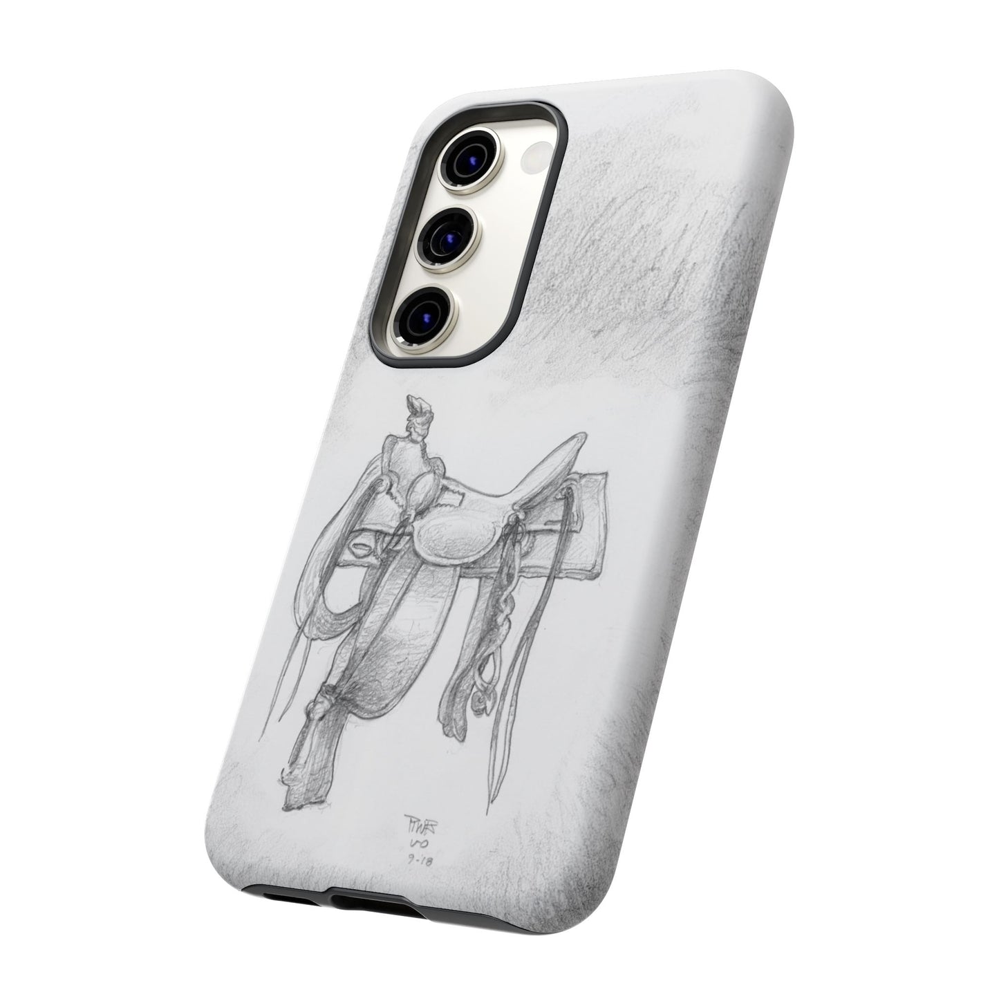 "Trail Dust and Saddle Leather" Tough Case