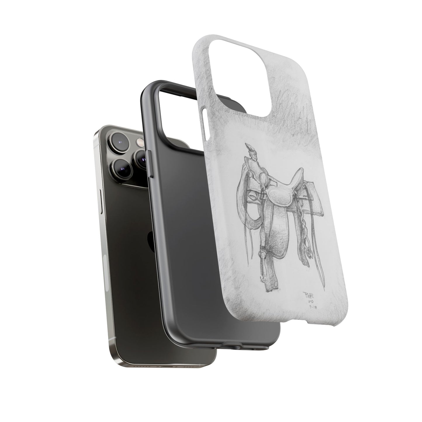 "Trail Dust and Saddle Leather" Tough Case