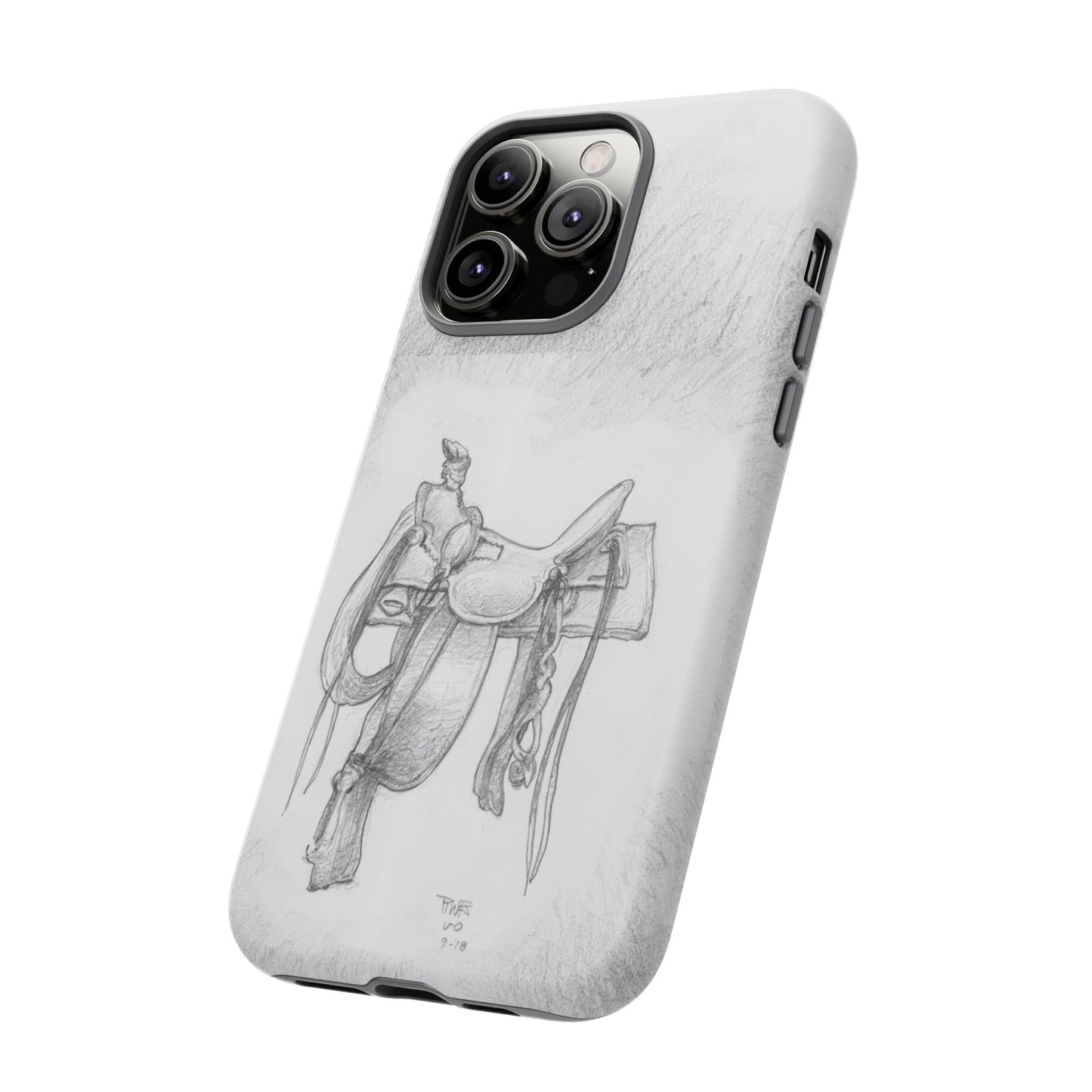 "Trail Dust and Saddle Leather" Tough Case